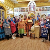 Ночное Богослужение в посёлке Белоярск на Светлой седмице