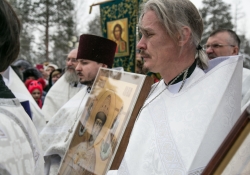 Божественная литургия в день престольного праздника в Ноябрьске