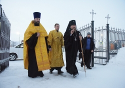 Крестный ход с иконой страстотерпца Николая II в Салехарде