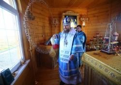 Освящение храма в честь &quot;Казанской&quot; иконы Божией Матери в Новом Порту. Первая Божественная литургия