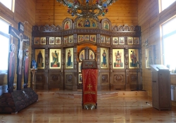 Освящение храма в честь &quot;Казанской&quot; иконы Божией Матери в Новом Порту. Первая Божественная литургия