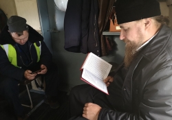 Освящение храма в честь &quot;Казанской&quot; иконы Божией Матери в Новом Порту. Первая Божественная литургия