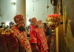 10-летие Салехардской епархии, Божественная литургия в храме Архистратига Михаила, г. Ноябрьск
