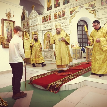 Торжественное Всенощное бдение в день памяти святителя Николая в Петропавловском храме