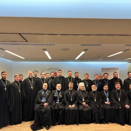 Священник епархии на встрече с митрополитом Мурманским Митрофаном