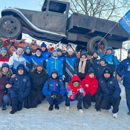 Ямальская делегация на открытии зимних игр 