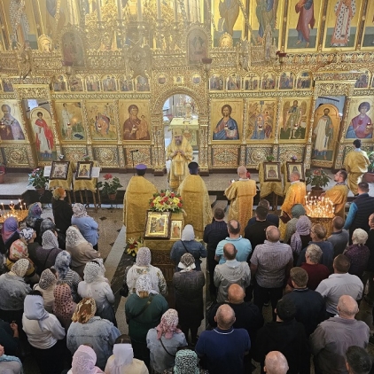 Архиерейское служение в день памяти Илии Пророка