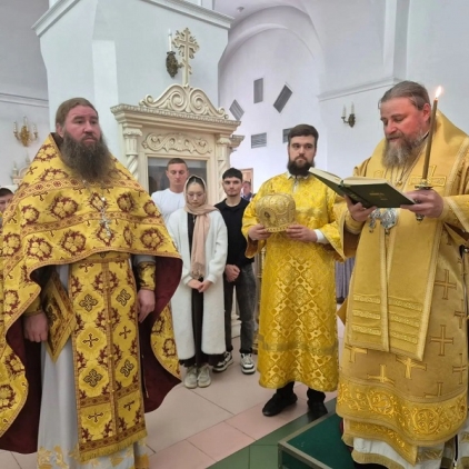 Архиепископ Николай возглавил литургию в день памяти св. Пантелеимона