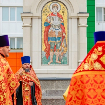 Освящение часовни в г. Лабытнанги