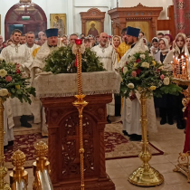 Престольный праздник в новоуренгойском храме преподобного Серафима Саровского