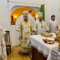 Архиерейское богослужение в храме Серафима Саровского в Ноябрьске