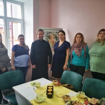 Встреча священника с женщинами в положении в Салехардской ОКБ