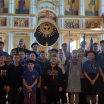 Учащиеся духовных школ г. Ноябрьска побывали в гостях у следопытов п. Ханымей
