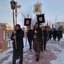 Чин выноса и погребения Плащаницы Христа в Яр-Сале