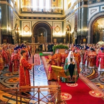 Патриаршая литургия в день памяти святых Кирилла и Мефодия