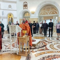 Молебен перед экзаменами