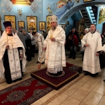 Архиерейское служение в Благовещенском храме р. Коротчаево