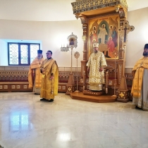 Архиерейское служение в Неделю о блудном сыне в Преображенском соборе