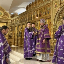 Архиерейское служение в Неделю Марии Египетской в Кафедральном соборе