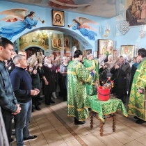 Богослужения Вербного воскресенья в Коротчаево