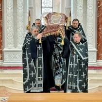 Вынос Плащаницы в Преображенском соборе