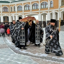 Утреня с чином Погребения в Кафедральном соборе