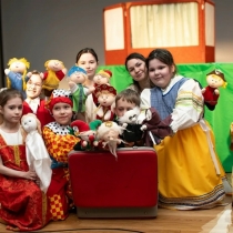 Спектакль "Мудрый царь" в Обдорской гимназии