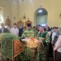 Молебен о сдаче экзаменов в Надыме