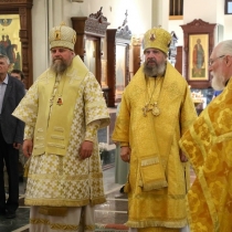 Торжественное архиерейское служение в Ноябрьске. 60-летие епископа Феодосия