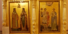 В пангодинском храме появились новые писанные иконы