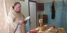 Божественная литургия в п. Приозерный