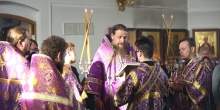 Божественная литургия в честь великомученика Георгия Победоносца в Лабытнанги