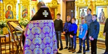 Юные боксеры из Пангод благословились перед соревнованиями