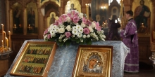 Архиерейское богослужение в день празднования Похвалы Пресвятой Богородицы