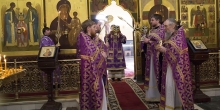 Архиерейское богослужение в день памяти прп. Марии Египетской