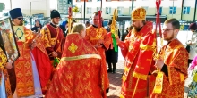 На Светлой седмице архиепископ Николай посетил район Коротчаево