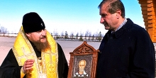 В районе Коротчаево освятили часовню в честь святителя Николая Чудотворца