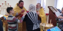 Божественная литургия в с. Аксарка