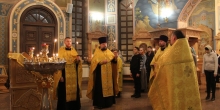 Всенощное бдение во главе с Благочинным