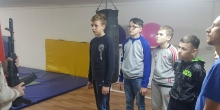 В воскресной школе района Коротчаево состоялось занятие по начальной военной подготовке