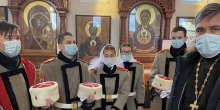 Учащиеся казачьих классов посетили храм преподобного Серафима Саровского