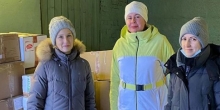 Волонтёры Богоявленского собора отправили более 700 килограмм груза для беженцев с Украины