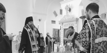 Архиепископ Николай за Великопостным богослужением