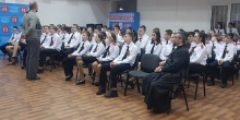 Иерей Евгений Шестаков встретился с учащимися кадетской школы