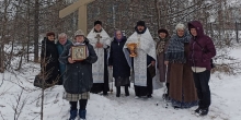 В Новом Уренгое освятили крест на месте под строительство храма святителя Луки Крымского