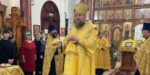 Архиерейское богослужение накануне дня памяти святителя Николая Чудотворца