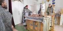 Литургия Преждеосвященных Даров в Петропавловском храме