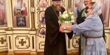  Архиепископ Николай посетил поселок Вынгапуровский накануне Успения Пресвятой Богородицы