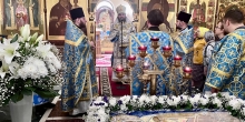 На  Успение Пресвятой Богородицы Владыка Николай совершил  Литургию в г. Ноябрьск