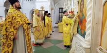 Литургия в день рождения Патриарха Кирилла